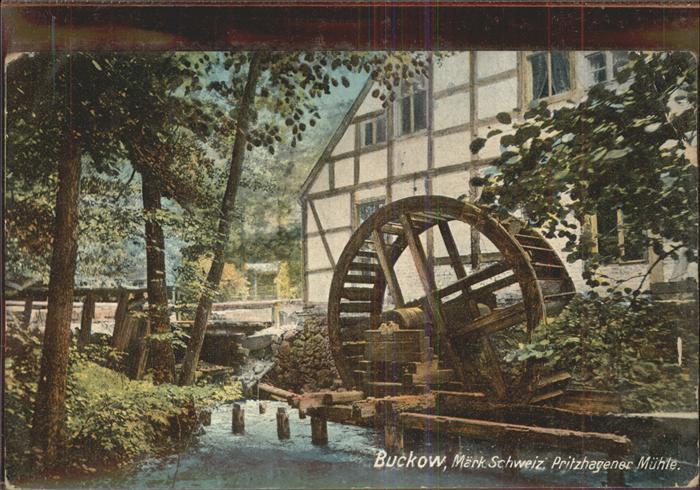 Buckow Maerkische Schweiz Pritzhagener Mühle