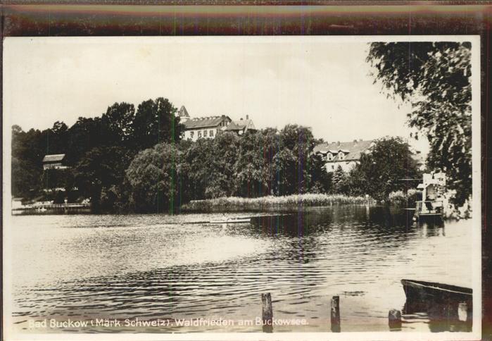 Buckow Maerkische Schweiz Waldfrieden