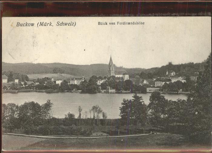 Buckow Maerkische Schweiz Ferdinandshöhe Blick