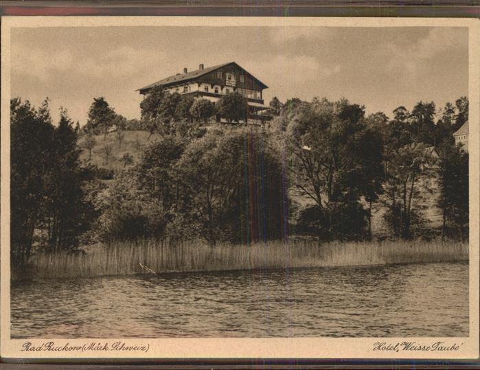 Buckow Maerkische Schweiz Hotel Weisse Taube