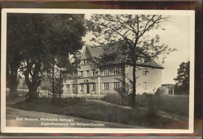 Buckow Maerkische Schweiz Jugendherberge Schermützelsee