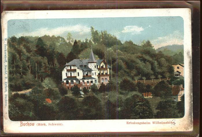 Buckow Maerkische Schweiz Erholungsheim Wilhelmshöhe