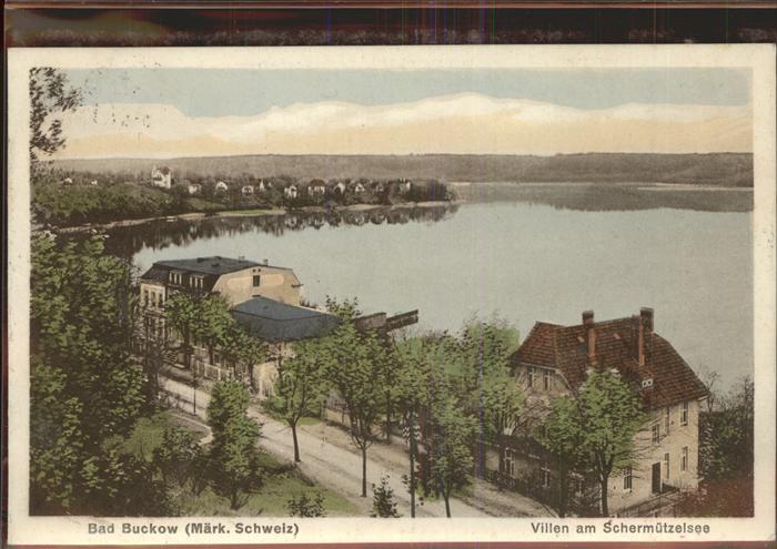 Buckow Maerkische Schweiz Villen Schermützelsee