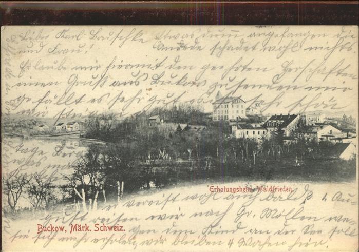 Buckow Maerkische Schweiz Erholungsheim Waldfrieden