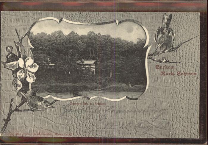 Buckow Maerkische Schweiz Tornow-See Kunstverlag Karte