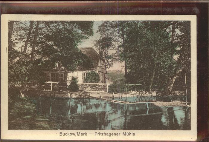 Buckow Maerkische Schweiz Pritzhagener Mühle