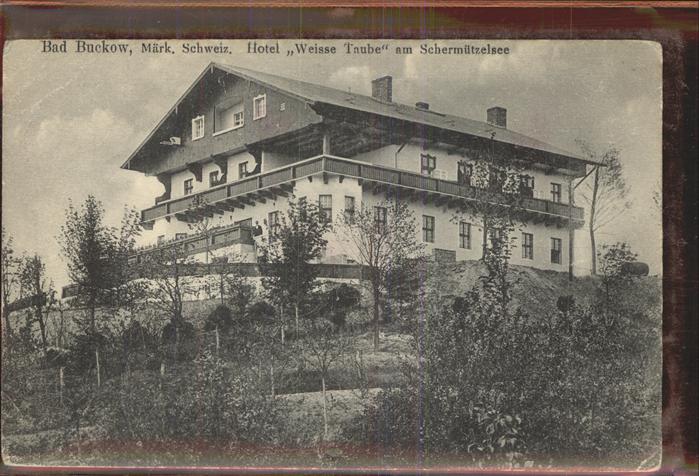 Buckow Maerkische Schweiz Hotel Weisse Taube Schermützelsee