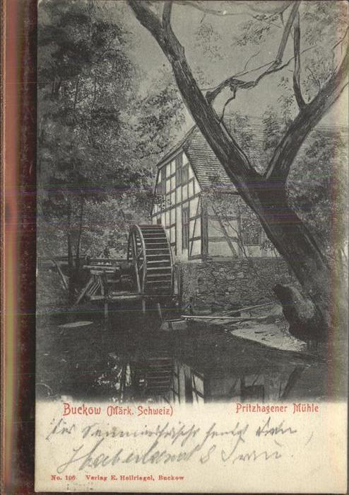 Buckow Maerkische Schweiz Pritzhagener Mühle