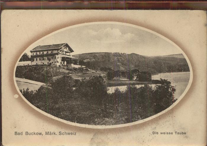 Buckow Maerkische Schweiz Die weisse Taube