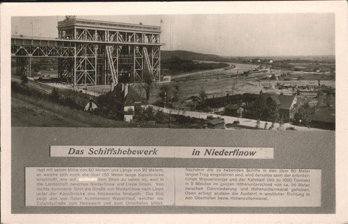 Niederfinow Schiffshebewerk