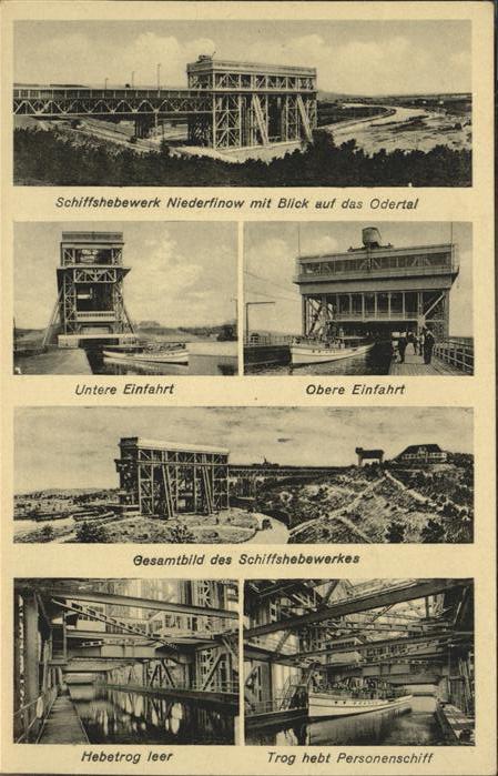 Niederfinow Schiffshebewerk Hohenzollernkanal Schif