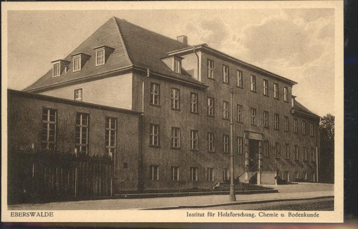 Eberswalde Institut für Holzforschung Chemie Boden