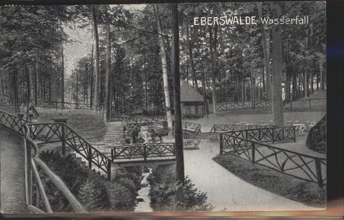 Eberswalde Partie am Wasserfall Brücke Wildpark
