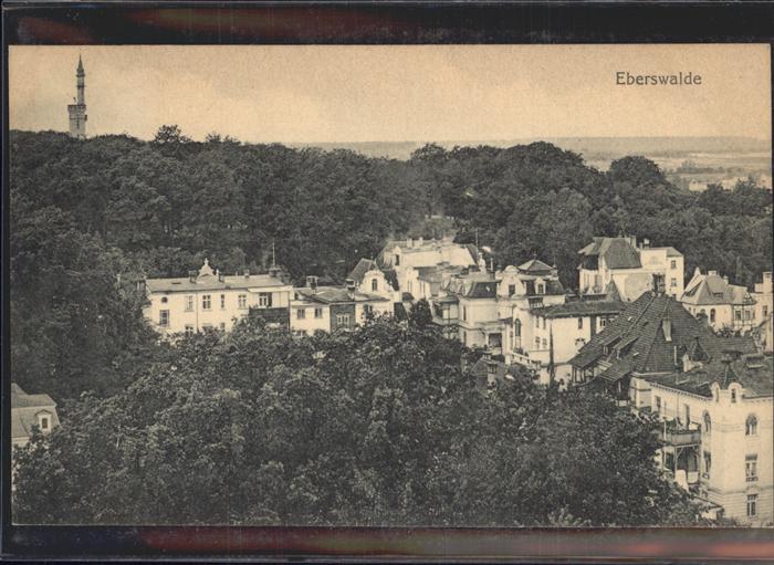 Eberswalde Teilansicht mit Kaiser Wilhelm Aussicht
