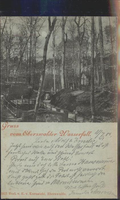 Eberswalde Partie am Wasserfall Restaurant Wildpar