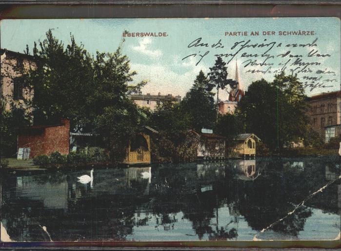 Eberswalde Partie an der Schwärze Schwan