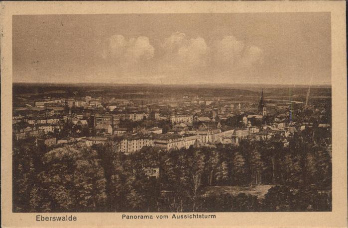 Eberswalde Panorama vom Kaiser Wilhelm Aussichtstu