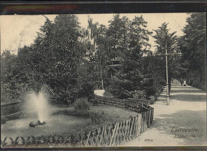 Eberswalde Promenade Springbrunnen