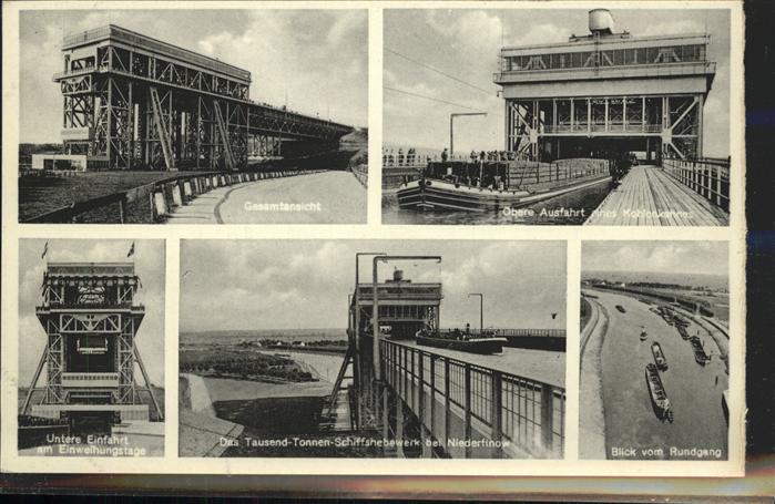 Niederfinow Schiffshebewerk Kahn