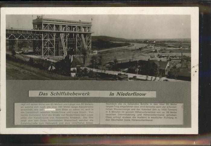 Niederfinow Schiffshebewerk