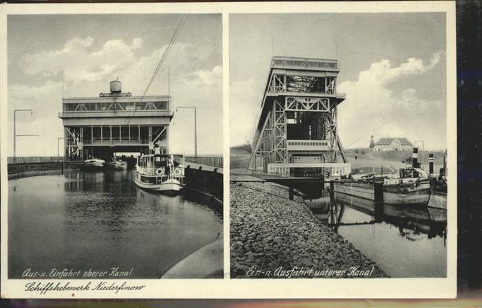 Niederfinow Schiffshebewerk Schiff Kahn