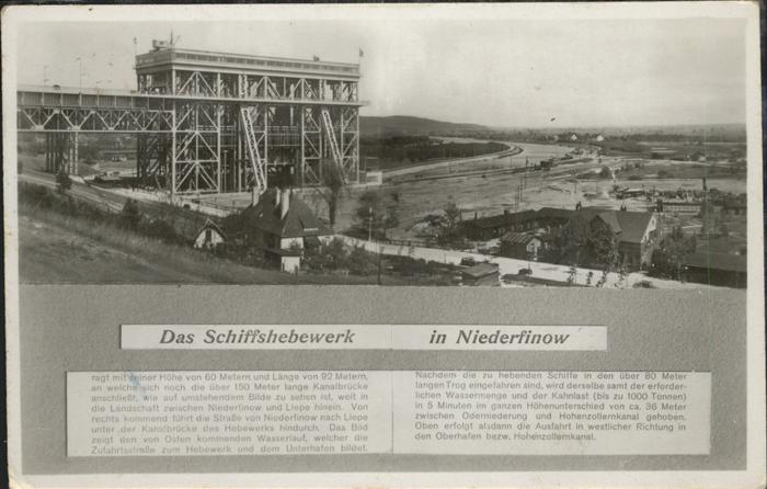 Niederfinow Schiffshebewerk