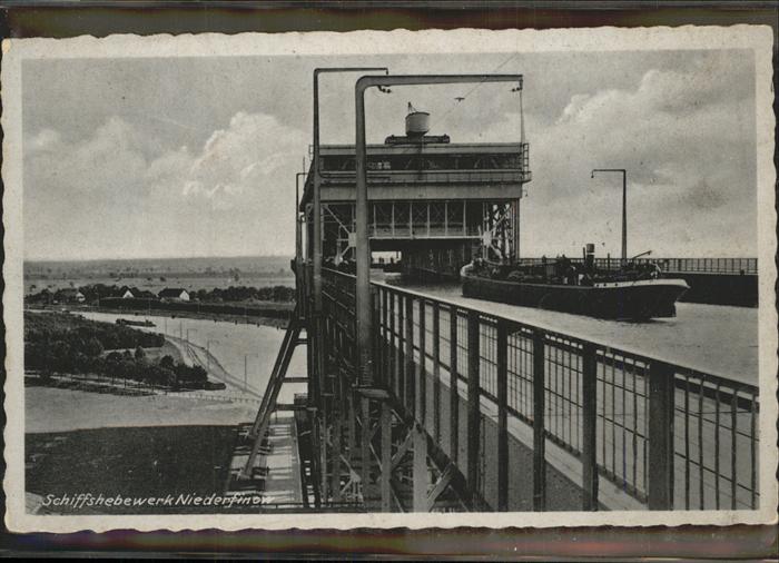 Niederfinow Schiffshebewerk Kahn