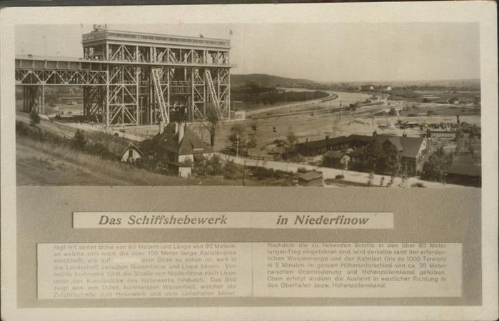 Niederfinow Schiffshebewerk