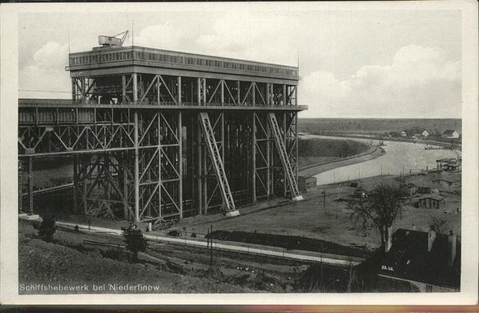 Niederfinow Schiffshebewerk Kanal