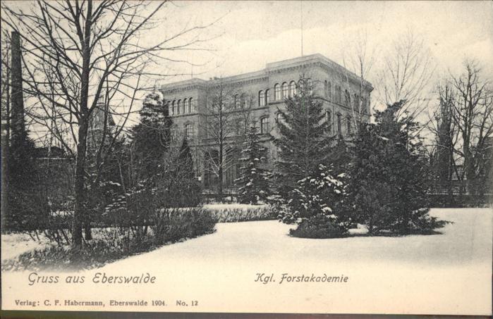 Eberswalde Königliche Forstakademie