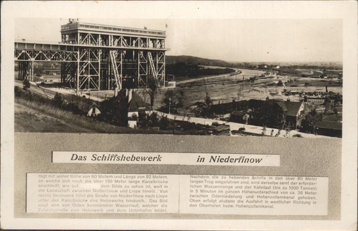Niederfinow Schiffshebewerk Hohenzollernkanal