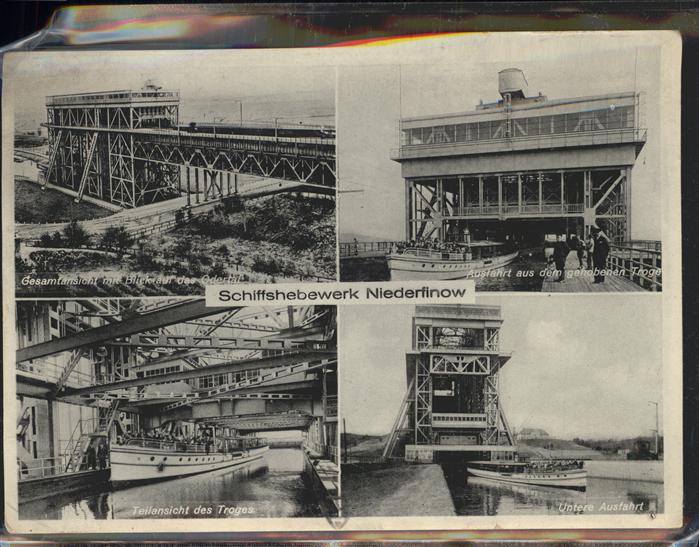 Niederfinow Schiffshebewerk Hohenzollernkanal Schif