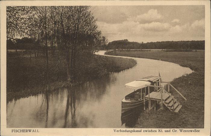 Chorin Fischerwall Verbindungskanal Kleiner un