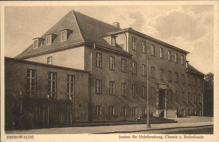 Eberswalde Institut für Holzforschung Chemie Boden