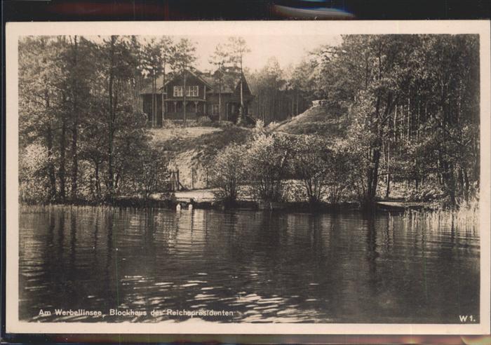 Altenhof Eberswalde Blockhaus des Reichspräsidenten