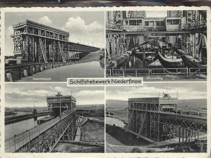 Niederfinow Schiffshebewerk Hohenzollernkanal Kahn