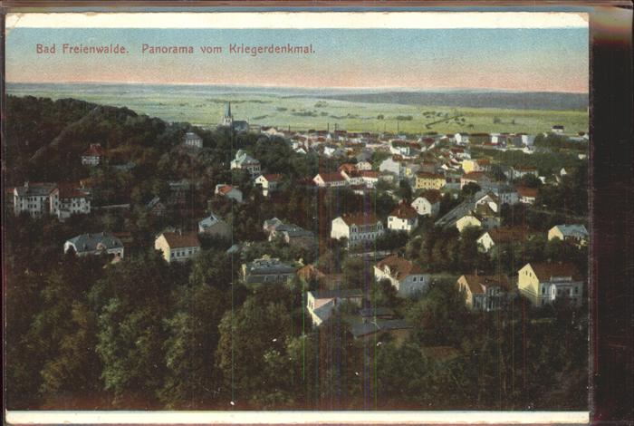 Bad Freienwalde Panorama Kriegerdenkmal