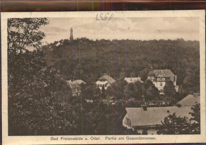 Bad Freienwalde Partie am Gesundbrunnen