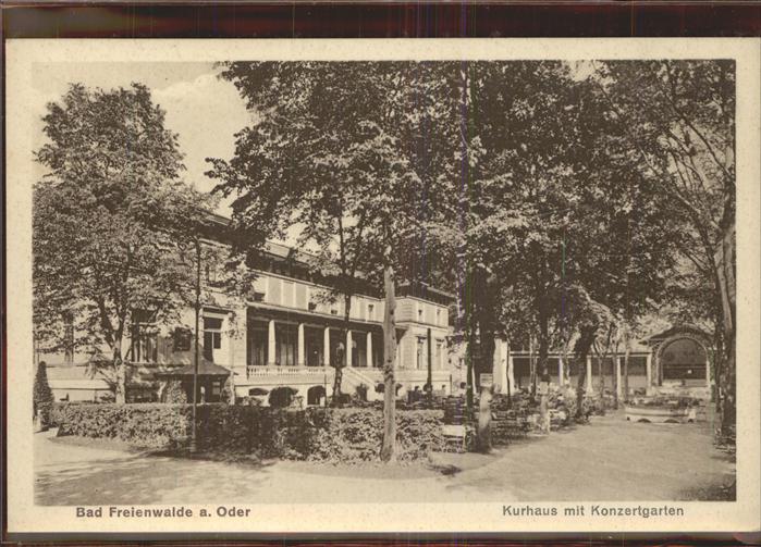 Bad Freienwalde Kurhaus mit Konzertgarten