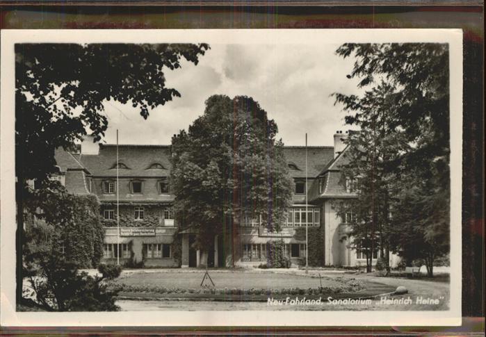 Neu Fahrland Sanatorium Heinrich Heine