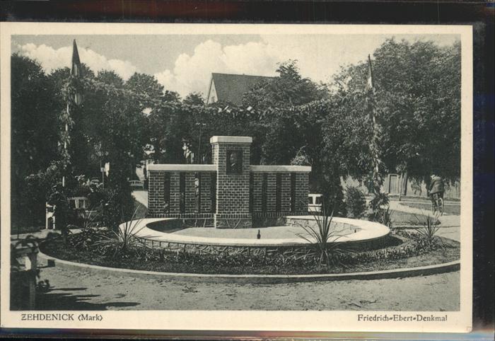 Zehdenick Friedrich Ebert Denkmal