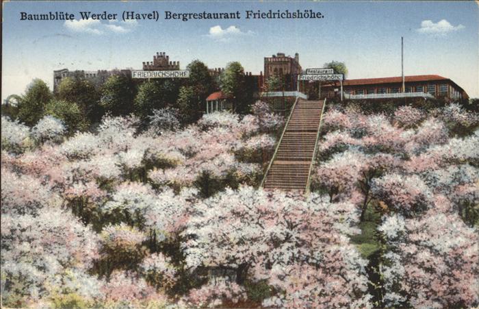Werder Havel Bergrestaurant Friedrichshöhe