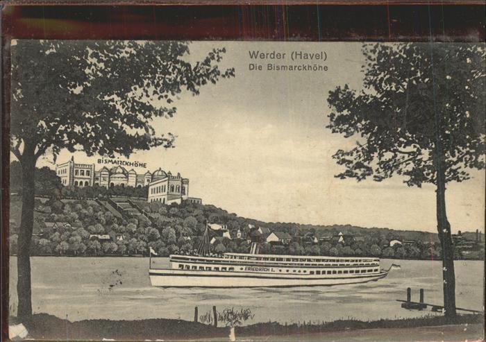 Werder Havel Die Bismarckhöhe