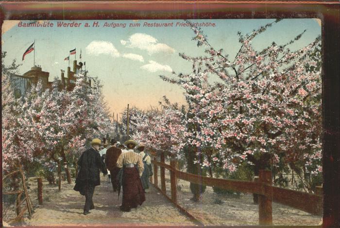 Werder Havel Aufgang zum Restaurant Friedrichshöhe