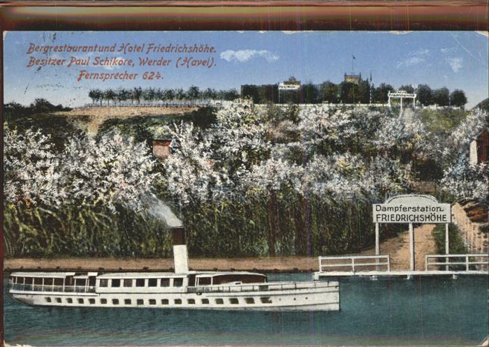 Werder Havel Bergrestaurant u.Hotel Friedrichshöhe