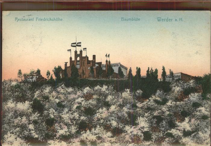 Werder Havel Restaurant Friedrichshoehe
