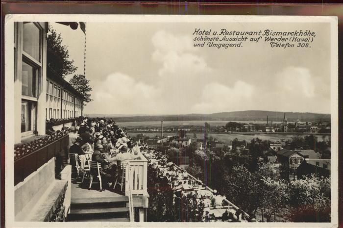 41406803 Werder Havel Hotel U Restaurant Bismarckhoehe Werder Ebay