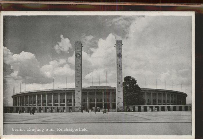 BERLIN  CITY Eingang zum Reichssportfeld
