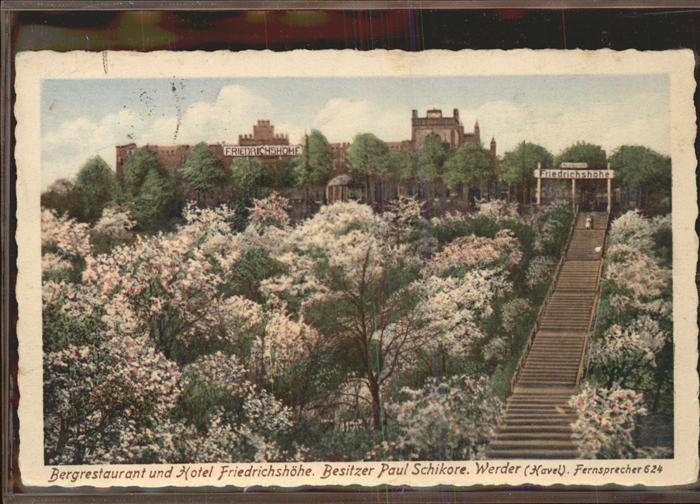 Werder Havel Bergrestaurant u.Hotel Friedrichshöhe