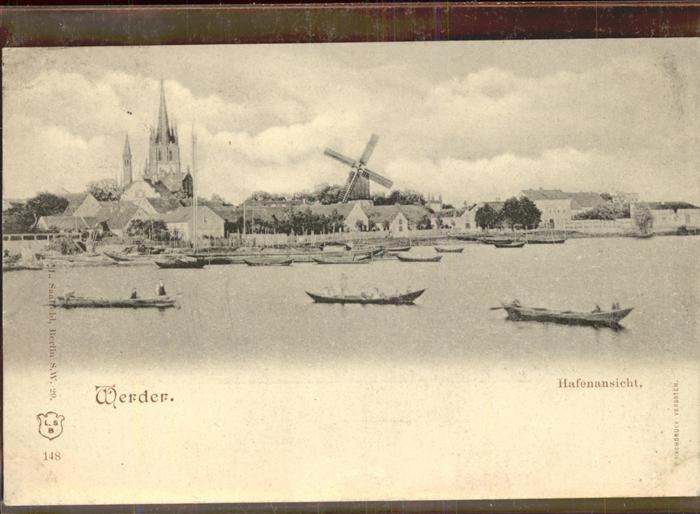 Werder Havel Hafenansicht
